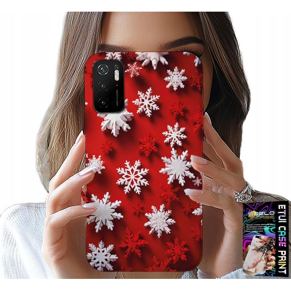 Custodia Per Xiaomi Poco M3 Pro 5G - Fiocchi Di Neve, Neve, Stelle, Vacanze-image