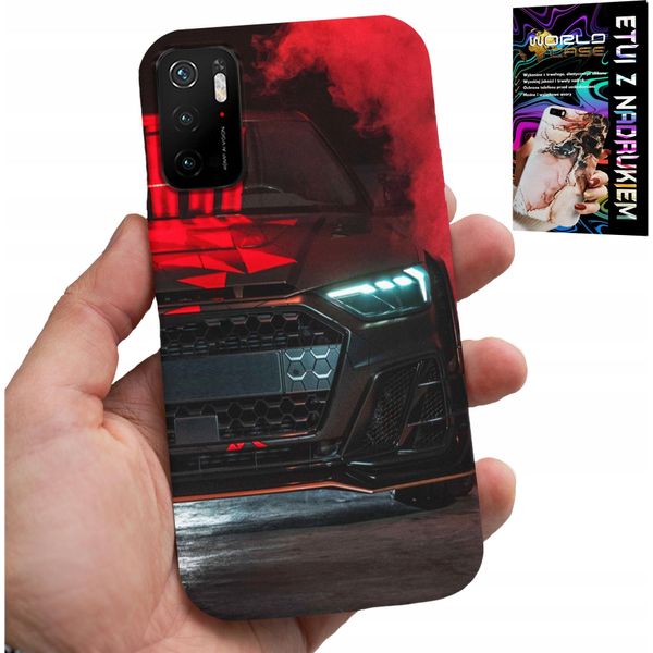 Custodia Per Xiaomi Poco M3 Pro 5G - Auto Sportiva, Ventola Per Auto + Vetro-image