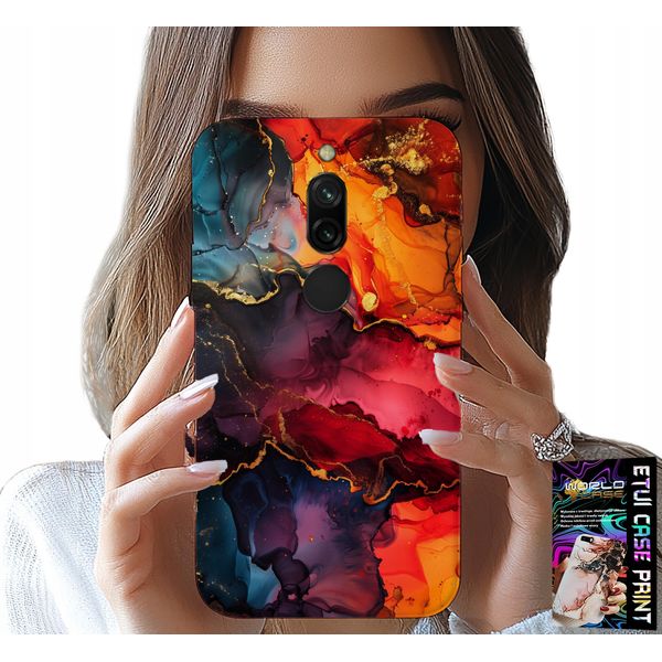 Custodia Per Xiaomi Redmi 8 - Motivo Pietra, Custodia + Vetro-image