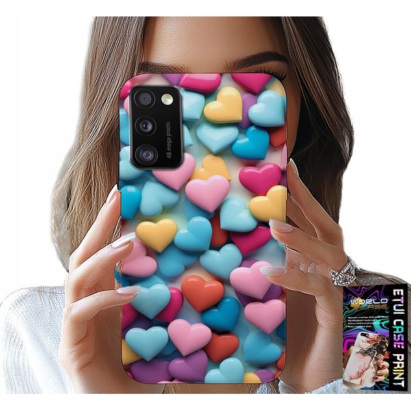Custodia Per Xiaomi Poco M3 - Cuori Colorati Personalizzabili-image