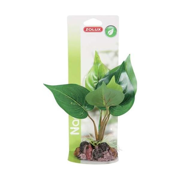 Zolux Pianta Decorativa Per Acquario Per Ciottoli Foglie Verdi 19Cm, Z352062-image