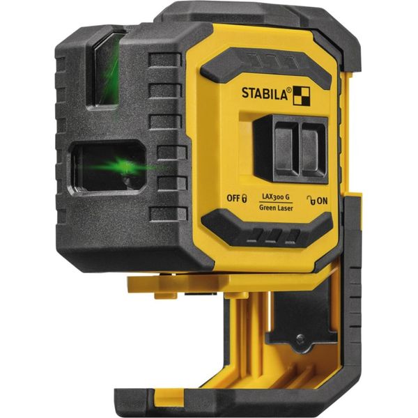 Stabila Lax 300 G, 4-Pcs Cross Line Laser Self-Levelling Range (Max.): 30 M-image