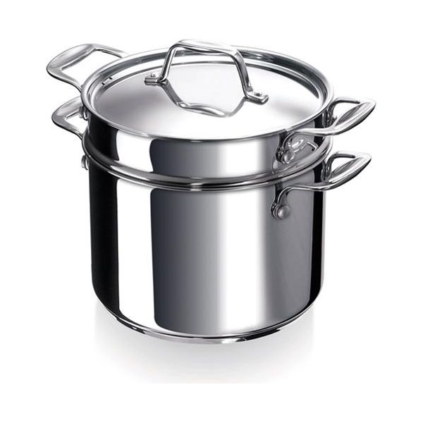 Beka Chef, 7,6 L, Acciaio Inox, Acciaio Inox, Ceramica, Gas, Alogeno, Induzione, Piano Cottura Sigillato, Acciaio Inox, 24 Cm-image
