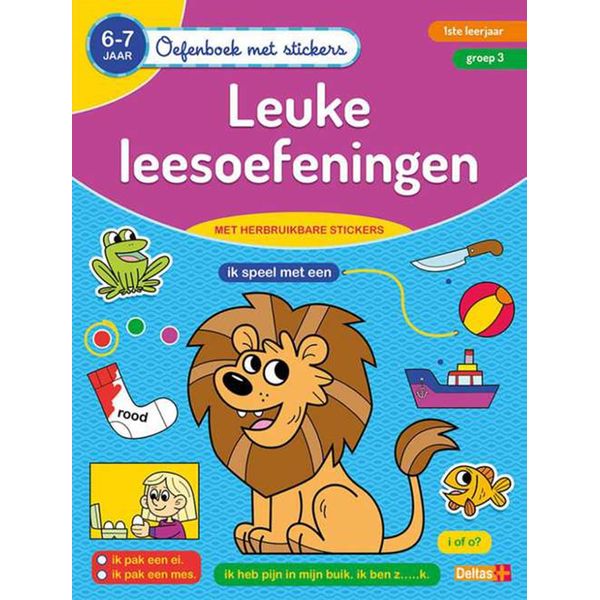 Deltas - Quaderno Con Adesivi - Bellissimi Esercizi Di Lettura (6-7 Anni)-image