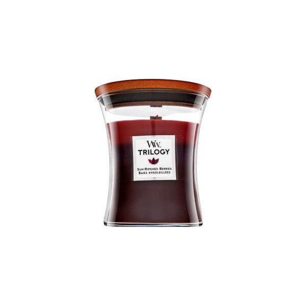 Woodwick Trilogy Candele A Clessidra Medie Vonná SvíčKa Frutti Di Bosco Maturati Al Sole 275 G-image