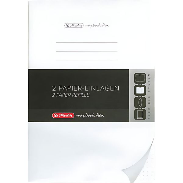 Herlitz 50033805 Inserti Di Ricambio In Carta Herlitz Per Notebook My.Book Flex, A4-image