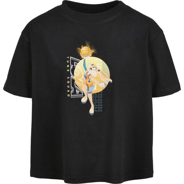 Mr. Tee Bambini Space Jam Lola Playing Cropped Tee Nero - 110/116-image