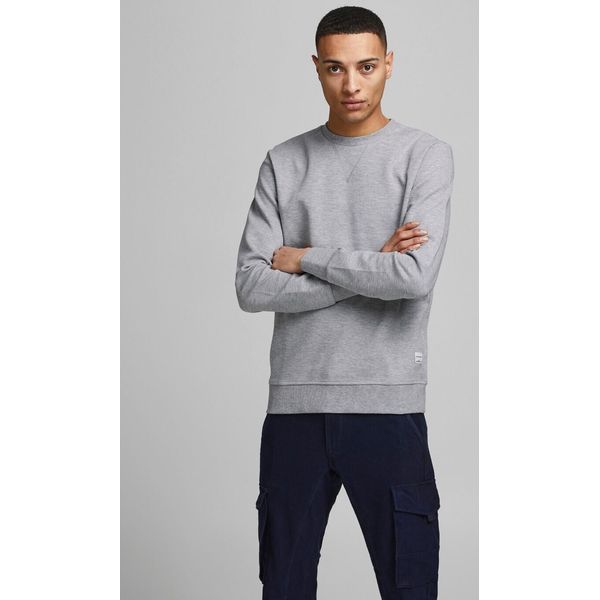 Maglione Basic Langarm Felpa Rundhals Pullover Ponticello Jjebasic |-image