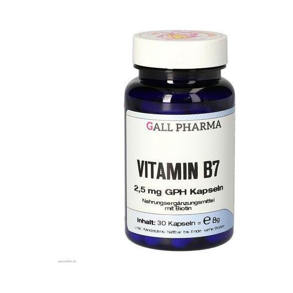 Vitamina B7 2,5 Mg Gph Capsule 30 Capsule-image