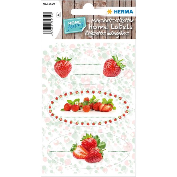 Herma 15529 Etichette Herma Per La Casa Home "Fragola"", 76 X 35 Mm"-image