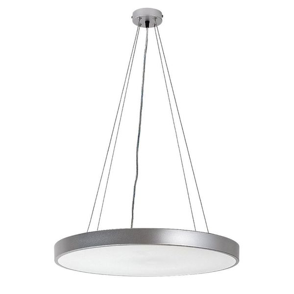 Rabalux 71042 Lampada A Sospensione Tesia, 60W, 3500Lm, Bianco Argento, Rotonda, Moderna, Dimmerabile, ø600Mm-image