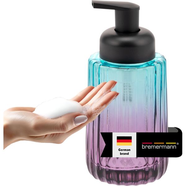Dispenser Per Sapone Bremermann, Dispenser Per Sapone In Schiuma, Dispenser Per Sapone, Viola/Blu-image