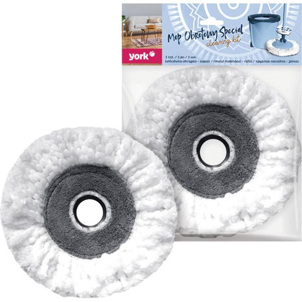 Testa Di Ricambio Per Mop Rotante 1Pc Mop Rotante Speciale - York - Casa Pulita-image