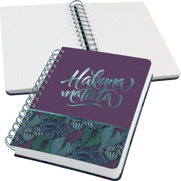 Sigel JN613 Taccuino Sigel Con Spirale Jolie® Circa Din A5 Griglia Punti, Copertina Rigida Viola/Verde 240 Pagine-image