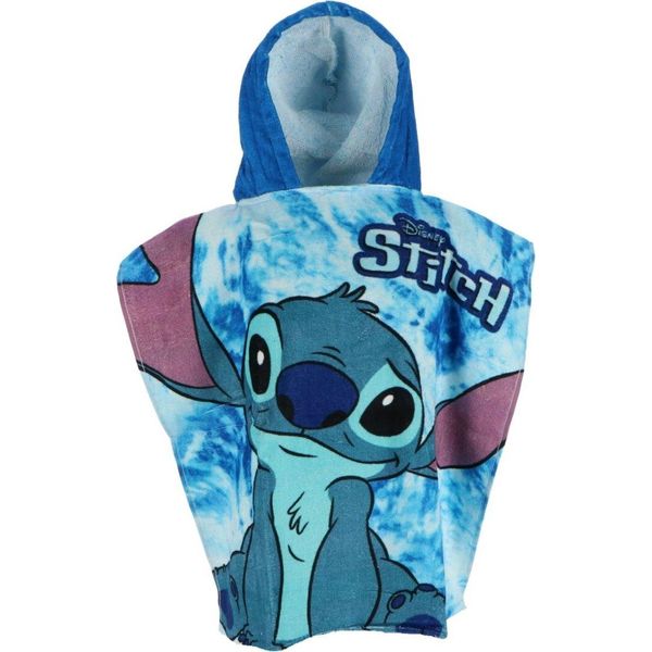 Disney Lilo & Stitch Accappatoio Poncho Con Cappuccio Per Bambini-image