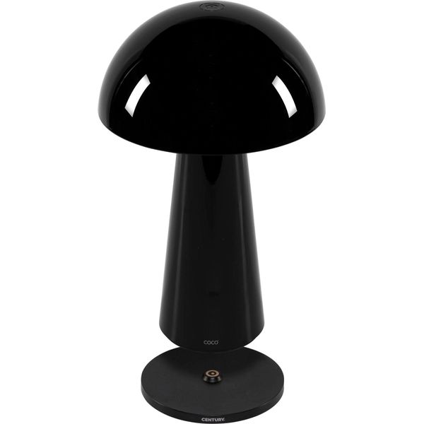 Century Led Lampada Da Tavolo Coco Nero 1,5W 2700K 100 Lumen Dimm. IP44-image