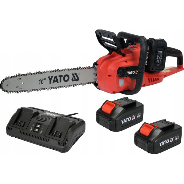 Motosega A Batteria 16" / 40 Cm, 36 V (2 Batterie + Caricabatteria)"-image