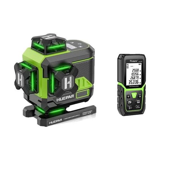 Dispositivo Di Livellamento Laser, 16 Linee, Connessione Bluetooth, SET-4 Con Misurazione-image