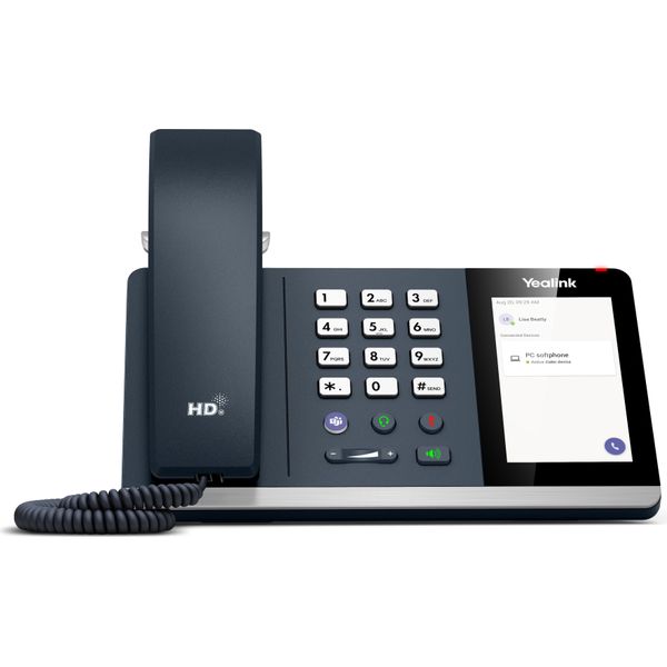 Yealink MP45, Telefono Ip, Nero, Grigio, Telefono Con Cavo, 64 Mb, 128 Mb, Linux-image