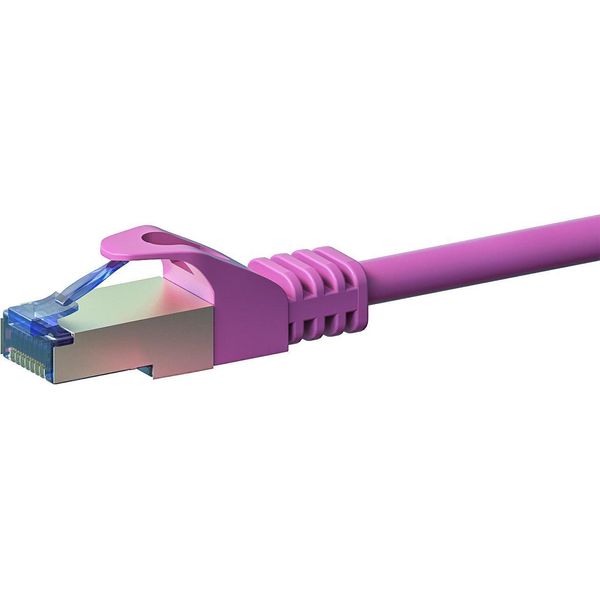 Cavo Di Rete Cat 6A Lsoh - S/Ftp - 2 Metri - Rosa-image