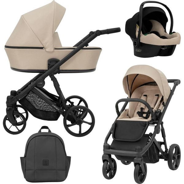 Kunert Arizo 3In1 - Carrozzina Leggera In Marrone Dal Design Moderno-image