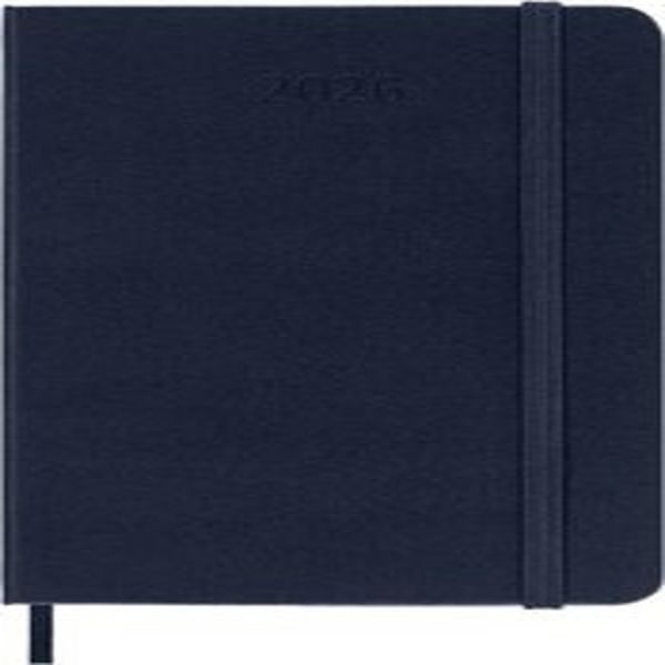 Moleskine Weekly Planner, Agenda Settimanale 2026 12 Mesi Con Spazio Per Note, Con Copertina Rigida E Chiusura Elastica, Formato Pocket 9X14, Colore Blu-image