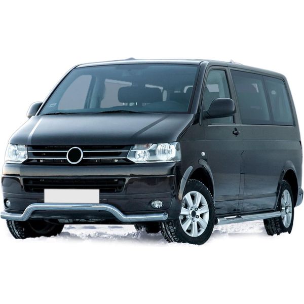 Barra Di Protezione Del Paraurti Anteriore Per Vw Transporter T5 2003-2015 ø70Mm Con Abe-image