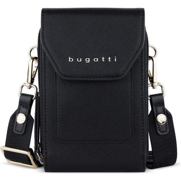 Bugatti Borsa A Tracolla Borsa Per Cellulare Ella Crossover Bag Black Saffiano Nero-image