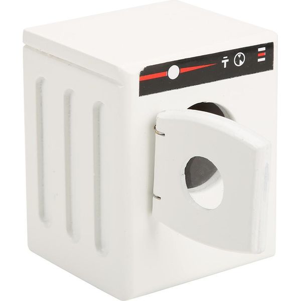 1:12 Casa Delle Bambole Modello Di Lavatrice In Legno Per Bambole Fai Da Te Casa Delle Bambole Mobilibianco-image