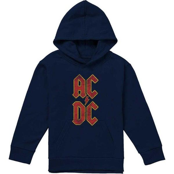 Ac/Dc - Felpa Con Cappuccio Per Bambini, Pullover TV21975 (152-158) (Marina)-image