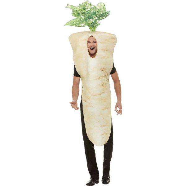 Smiffys - Costume Per Uomo/Donna Unisex, Disegno Natalizio SM1124 (Taglia Unica) (Marrone/Bianco/Verde)-image