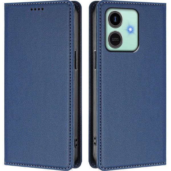 Custodia In Pelle Per Honor Play10, Flip Case Magnetico In Finto Cuoio Con Supporto Blu Scuro-image