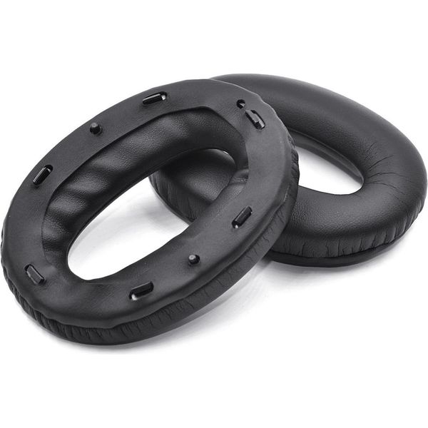 Inf 2 Cuscinetti Auricolari Inpoliuretanoper Sony WH-1000XM2/MDR-1000X Di Ricambio Nero-image