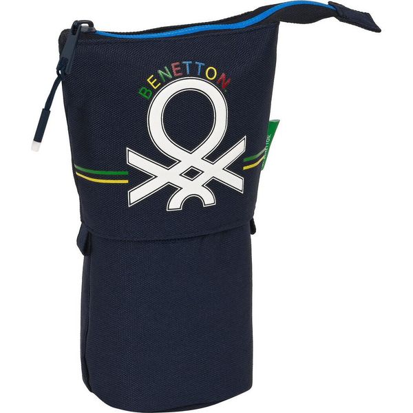 Portamatite In Piedi Benetton Anni Sessanta Blu Navy (8 X 19 X 6 Cm)-image