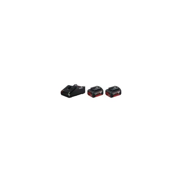 Pro Starter-Set 18V (2X Gba 18V 4,0Ah + Gal 18V-40 Professional), LadegeräT Schwarz, 2X Akku + LadegeräT, Ampshare Alliance-image