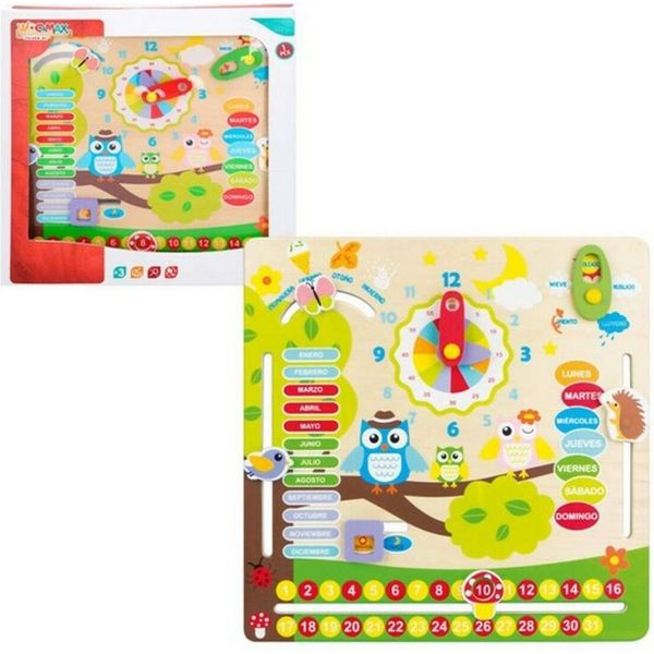 Gioco Di Legno Educativo Play & Learn Multicolore Multicolore Taglia Unica-image