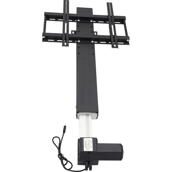 Supporto Tv Con Staffa - Supporto Da Pavimento - Regolabile In Altezza Da 98 A 168 Cm - Capacità Di Carico 50 Kg - Lega Di Alluminio - Per Soggiorno-image