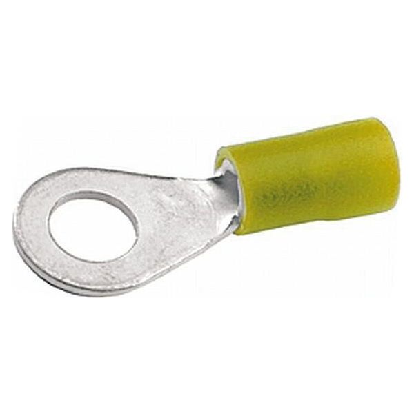 Connettore Ad Anello Connettore A Crimpare Isolato Sezione: 4,0 - 6,0 Mm², Foro Per Occhiello: 5,3 Mm / M5, Giallo (Hella) Venduto Solo In Confezioni Da 50, Prezzo Per 100 Unità-image