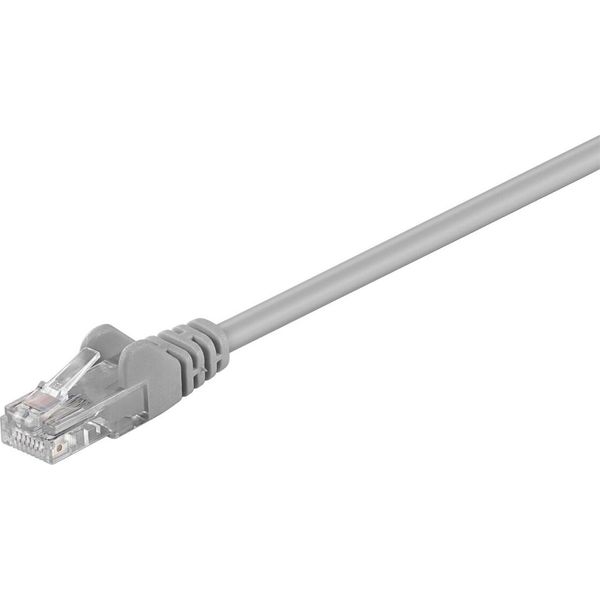 Goobay 68387 Cavo Patch Cat 5E, U/Utp, Grigio, 7,5 M - Miscela Di Rame Cca-image