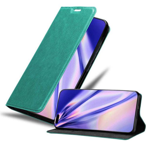 Cadorabo Cover Per Huawei P40 Pro / P40 Pro+ Cover Protettiva In Turchese Custodia Per Cellulare Cover Chiusura Magnetica-image