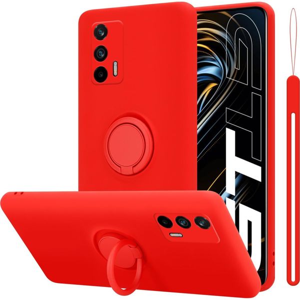 Cadorabo Custodia Per Realme Gt / Gt Neo 2T / Q3 Pro Custodia Protettiva In Rosso Custodia Per Cellulare Tpu Custodia Cover-image