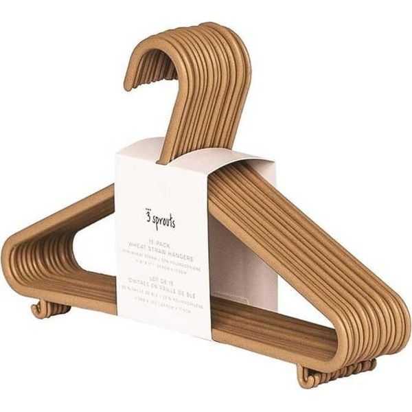 15X Appendiabiti Per Bambini Appendiabiti Per Bambini Eko Brown 3 Sprouts-image