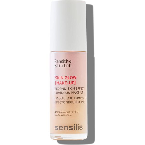Sensilis Skin Glow Make Up Primer Trucco Idratante E Radioso Copertura Leggera Per Pelli Spente Adatto A Pelli Sensibili 30Ml Tonalità 02 Beige-image