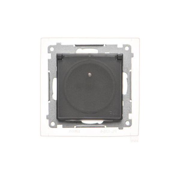 Prese Singole A Terra IP44 Nero Opaco Simon 55 TGZ1BCZ.01/149A-image