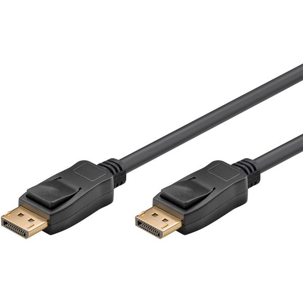 Goobay 61713 Cavo Essential Displayport™ 1.2, 3 M, Nero - 4K/60Hz-image