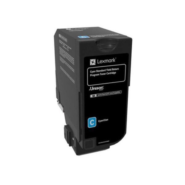 Lexmark Original Toner - Cyan (74C2SC0) FüR Cs720De/Dte, Cs725De/Dte, Cx725De/Dhe/Dthe-image