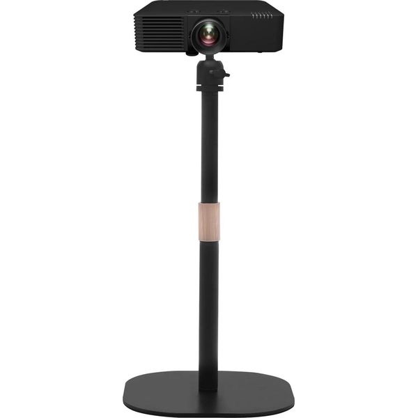 Supporto Per Proiettore - Modello Da Tavolo - Ruotabile Di 360° - Regolabile In Altezza - Nero-image