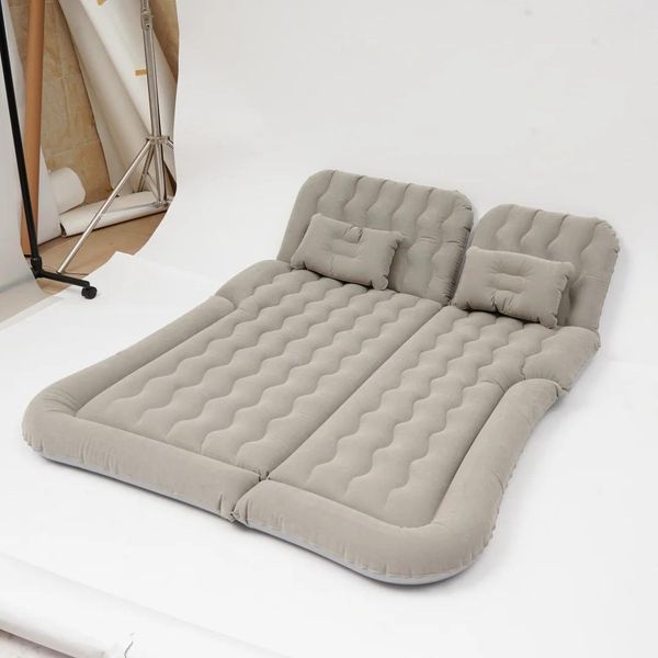 Materasso Gonfiabile Per Suv - Letto Gonfiabile Per Auto Con Cuscino - 174×126 Cm - Portata 300 Kg - Pompa Elettrica 12V 75W - Pvc Floccato - Blu Cielo-image