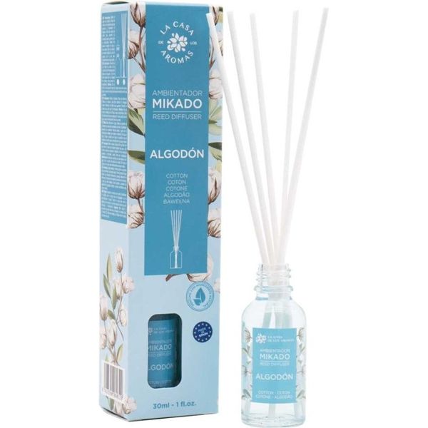 La Casa Degli Aromi Mikado Cotone Diffusore, Bastoncini Di Profumo Da 30 Ml-image