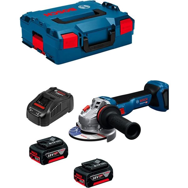 Smerigliatrice Angolare A Batteria Bosch Professional 18V System Gws 18V-11 (Diametro Disco 115 Mm, Senza Batteria/Caricabatteria)-image